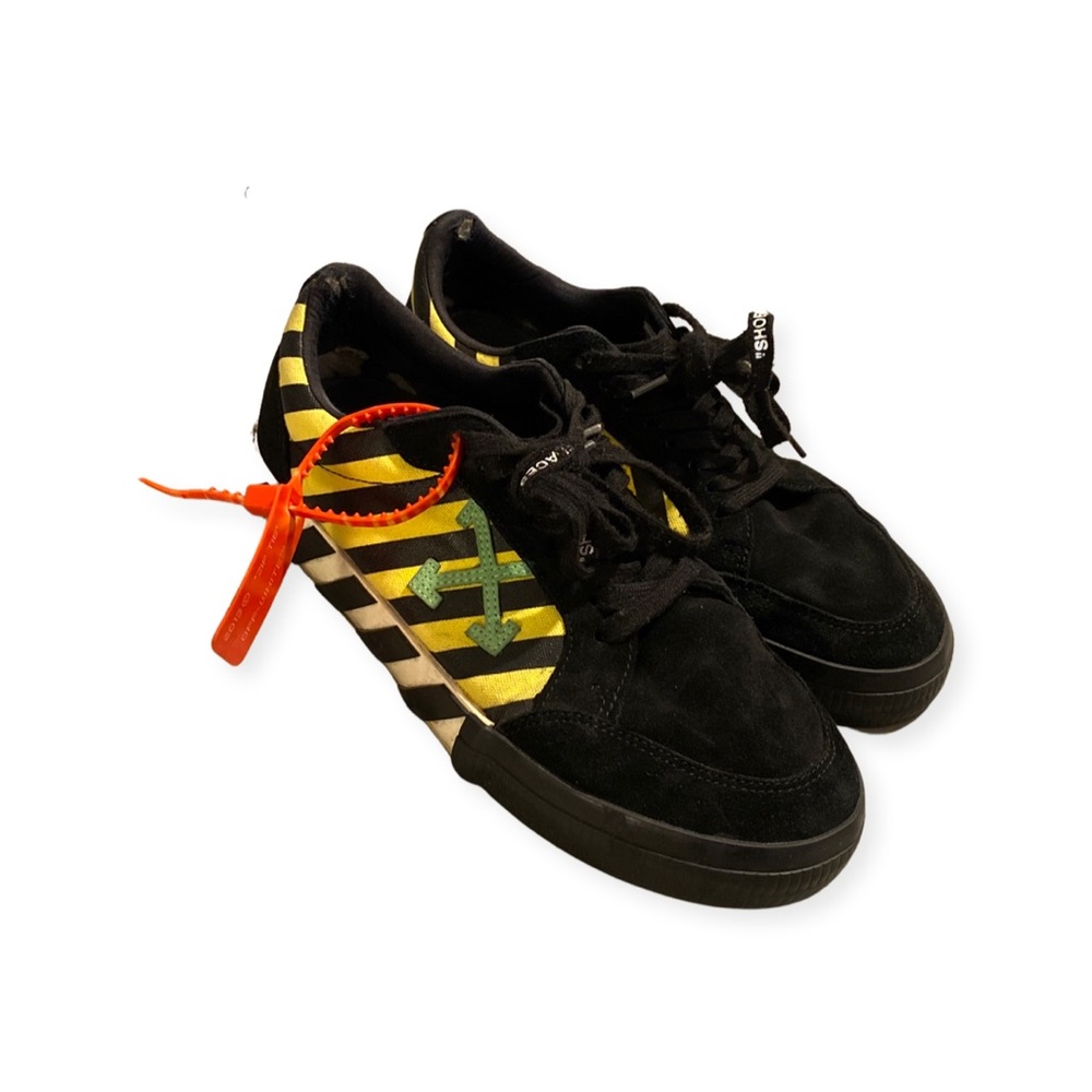 Off-White Mens Vulcan Sneaker Blk/Yellow Sz. 41